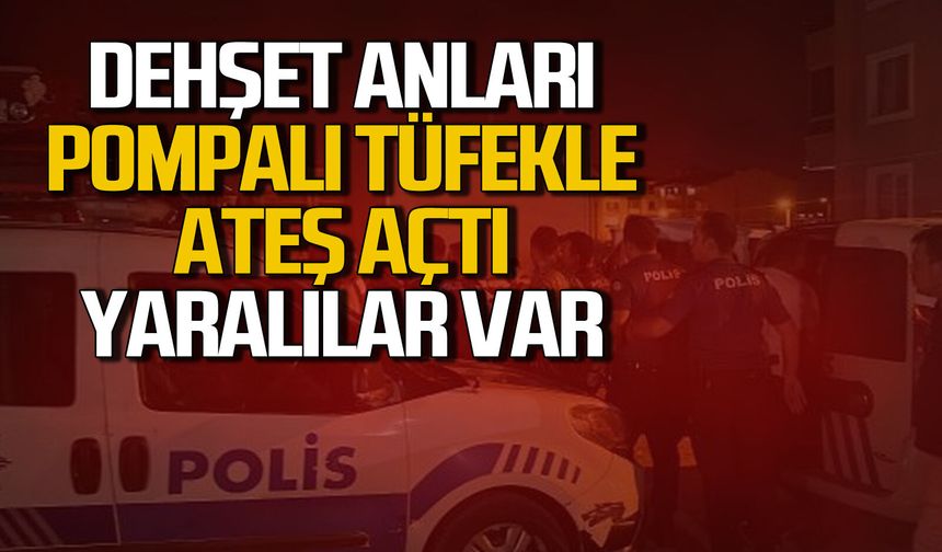 Kozlu’da dehşet anları: Pompalı tüfekle ateş açtı