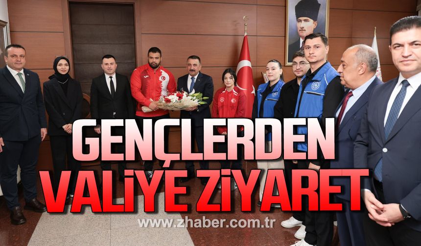Zonguldak’ta gençlerden valiliğe ziyaret