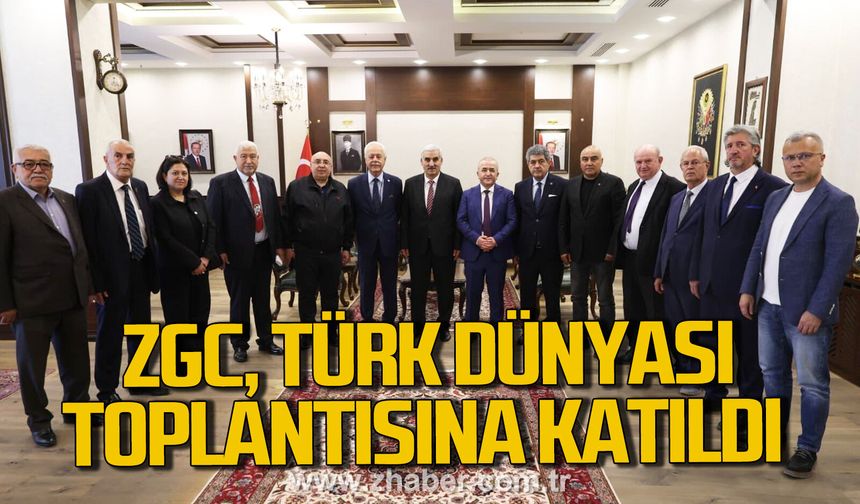 Zonguldak ZGC, Elazığ'da Türk Dünyası toplantısına katıldı
