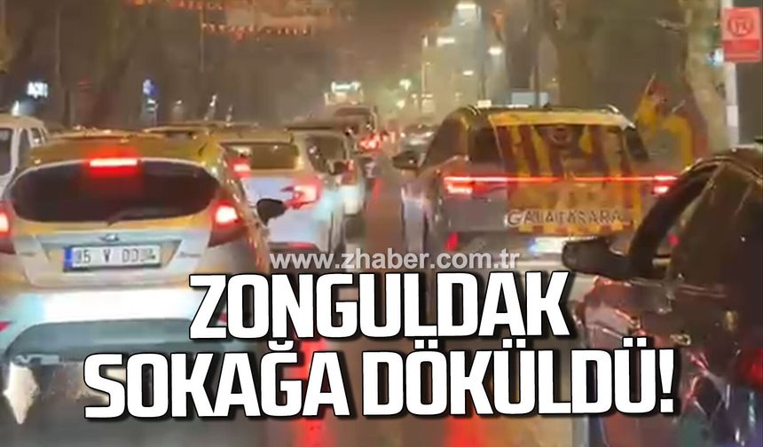 Zonguldak’ta Galatasaray Şampiyonluk coşkusu