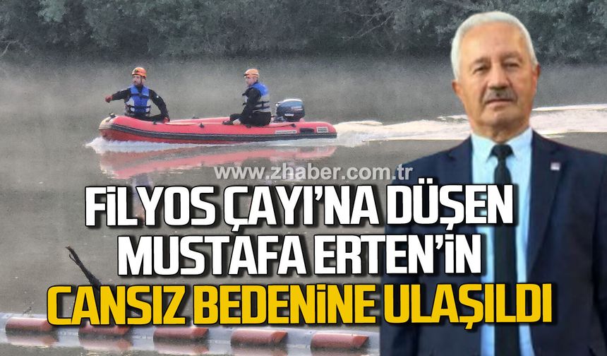 Filyos çayı’nda acı son: Mustafa Erten ölü bulundu