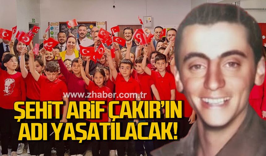 Şehit Arif Çakır'ın adını yaşatacak kütüphane hizmete açıldı