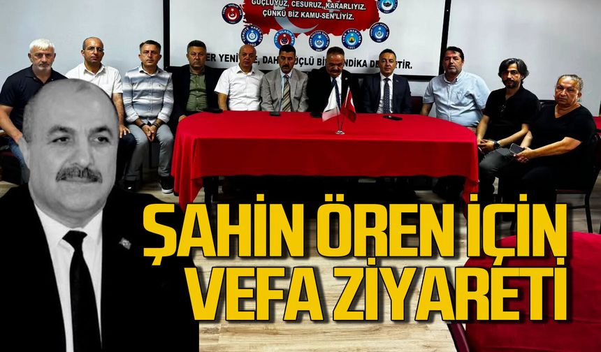 Şahin Ören için vefa ziyareti: Duygusal anlar yaşandı