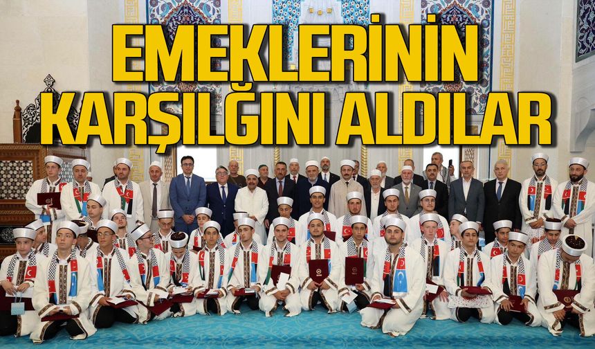 Zonguldaklı hafızlar eğitimlerini tamamladı