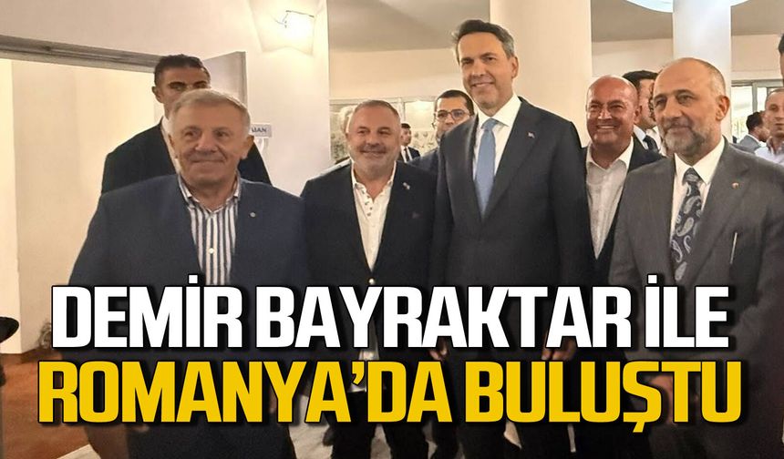 Metin Demir Enerji ve Tabi Kaynaklar Bakanı Alparslan Bayraktar ile bir araya geldi