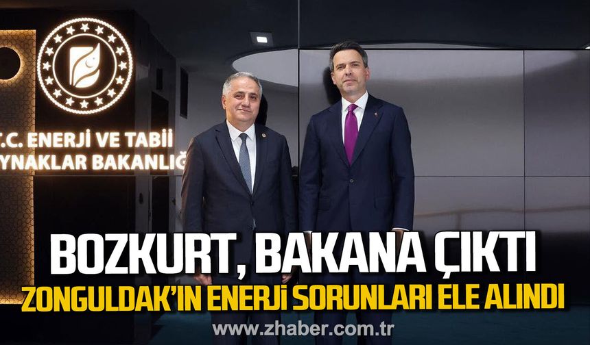 Saffet Bozkurt'tan Bakan Alparslan Bayraktar’a ziyaret