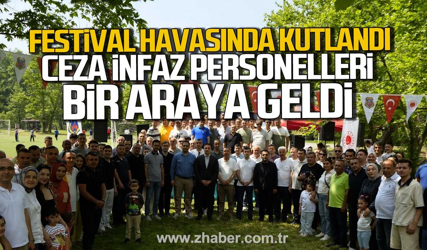 Zonguldak Ceza İnfaz personelleri Festival'de bir araya geldi.