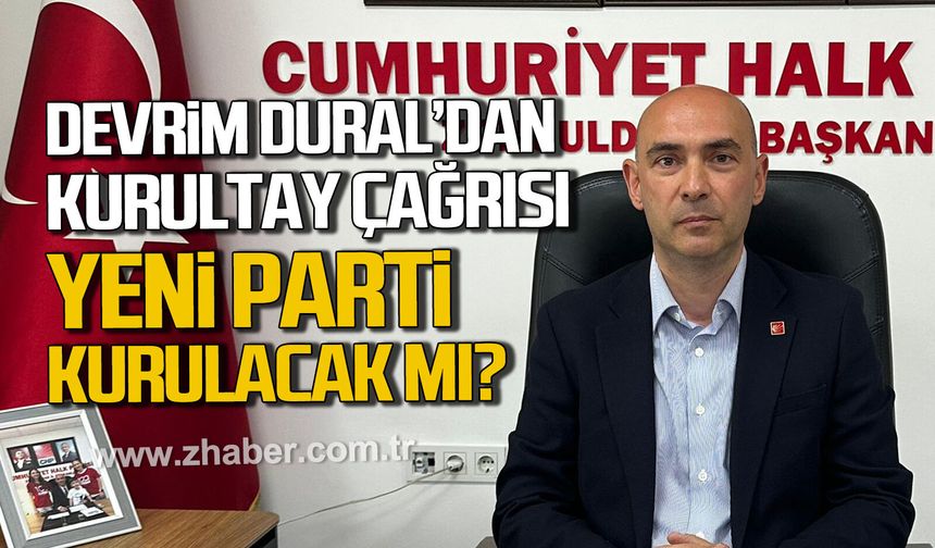 Devrim Dural'dan kurultay çağrısı. Yeni parti kurulacak mı?
