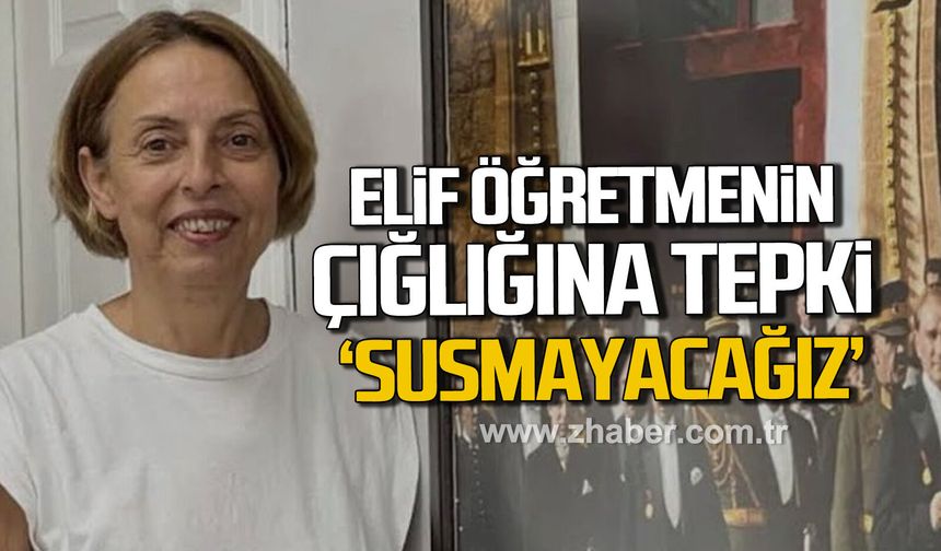 CHP Zonguldak İl Kadın Kolları’ndan Elif öğretmenin çığlığına destek