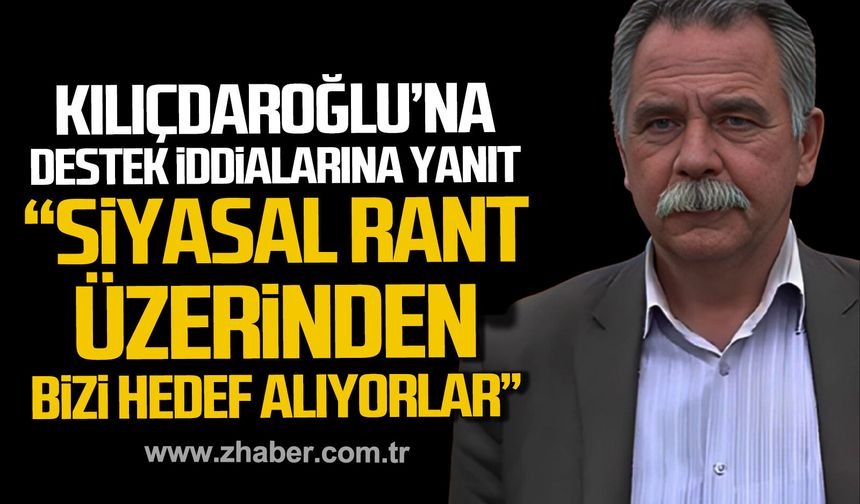Erol Sarıal'dan Kemal Kılıçdaroğlu'na destek iddialarına yanıt. "Bizi hedef alıyorlar"