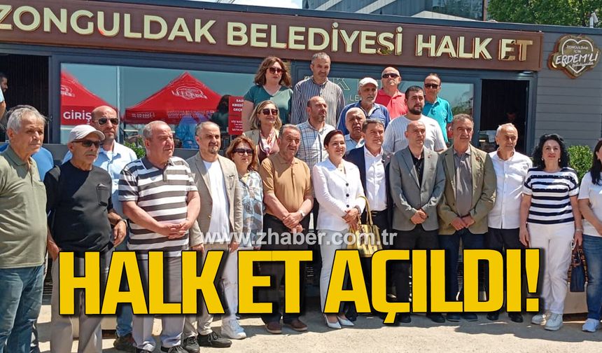 Zonguldak Belediyesi 'Halk Et'i açtı