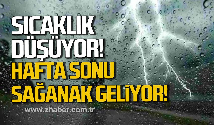 Zonguldak'ta sıcaklık düşüyor, yağış geliyor