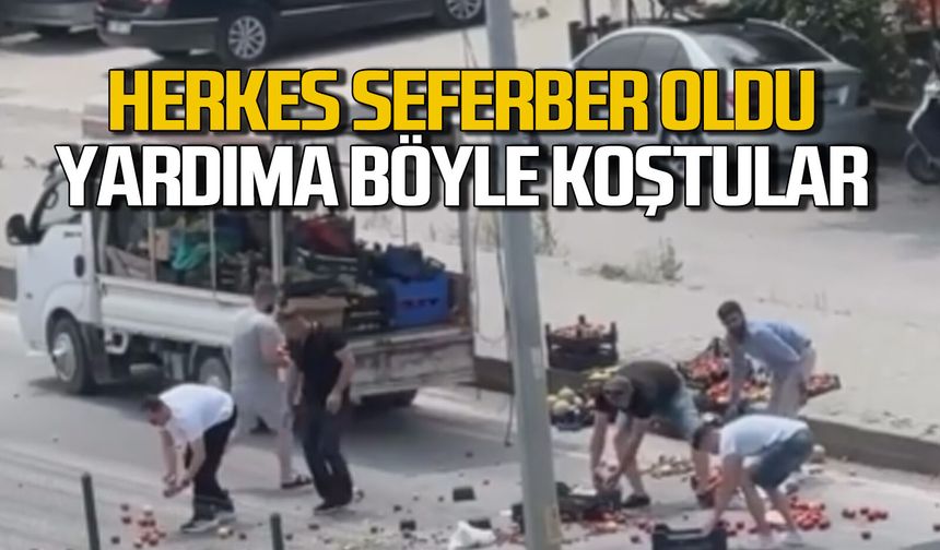 Herkes seferber oldu... Yardıma böyle koştular