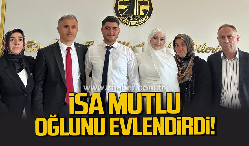 GMİS Genel Başkan Yardımcısı Mutlu oğlunu evlendirdi
