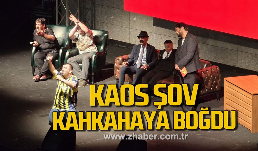 Komedyen Hayrettin, Karadeniz Ereğli'de kahkaha dolu gece yaşattı
