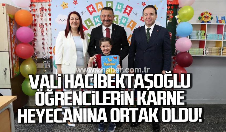 Kapuz İlköğretim Okulu’nda Karne Heyecanı