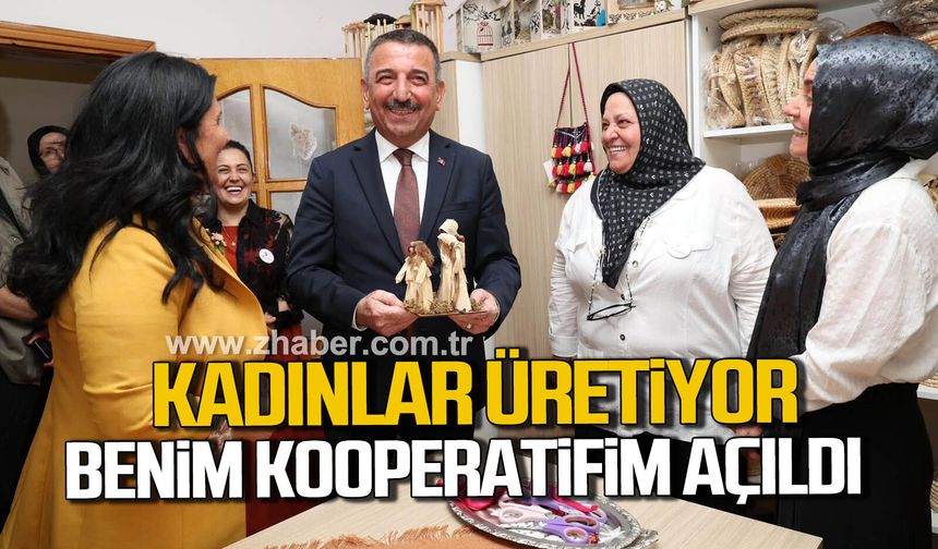 Zonguldak’ta kadın gücü: “Benim Kooperatifim” açıldı