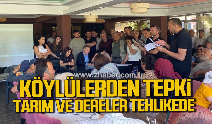 Zonguldak’ta ÇED süreci başladı, Uzugüney köyü ÇED’e isyan etti