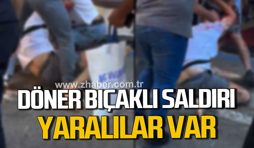 Kozlu’da döner bıçaklı saldırı. Yaralılar var