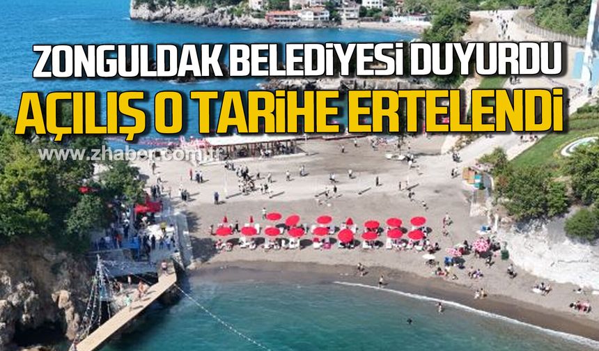 Zonguldak Belediyesi duyurdu. Orta Kapuz ve Tersane plajları o tarihte açılıyor.