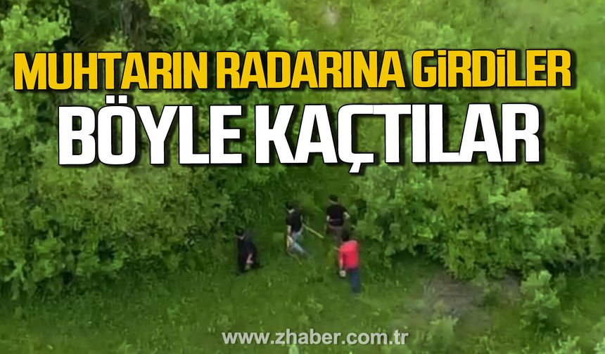 Karabük'te kaçak kazı şüphelileri drona yakalandı.