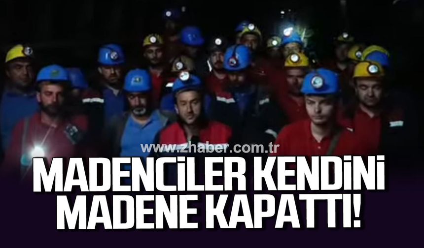 Özşen Madencilik işçileri açlık grevinde