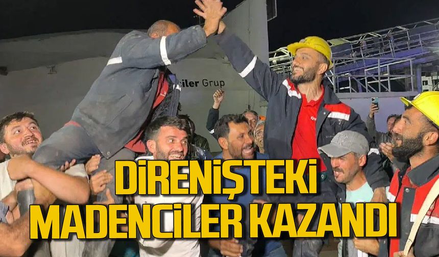 Özşen Madencilik’te 27 günlük direniş zaferle sonuçlandı