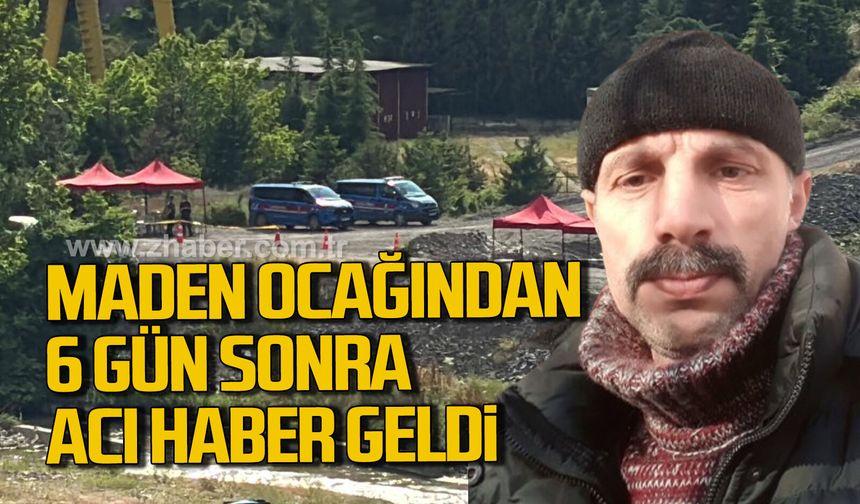 Bolu'da göçük altında kalan işçinin cansız bedenine 6 gün sonra ulaşıldı