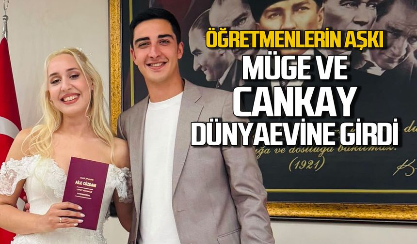 Müge Oer ile Cankay Altıntaş dünyaevine girdi