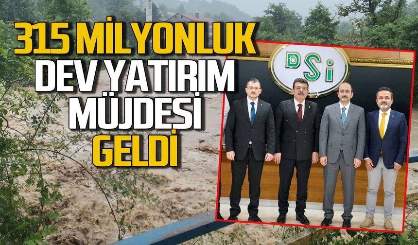 Zonguldak için 315 milyon TL'lik dev yatırım müjdesi geldi