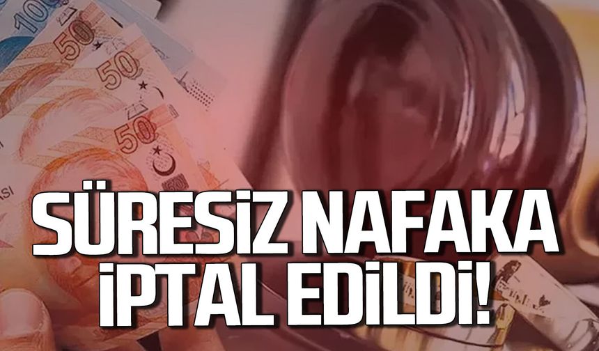 AYM, Süresiz nafaka düzenlemesini iptal etti