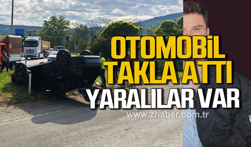 Zonguldak'ta trafik kazasında 1 kişi yaralandı