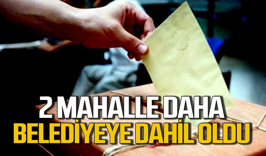 Belediye 2 mahalle daha kazandı: Oy işlemi sona erdi