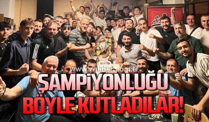 Devrek Bastonkentspor şampiyonluğu kutladı