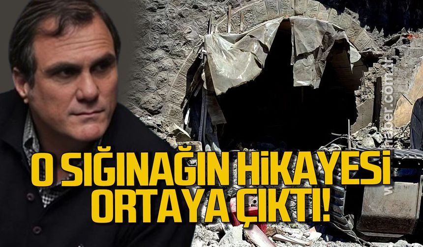 Ekrem Murat Zaman, o sığınağın hikayesini anlattı