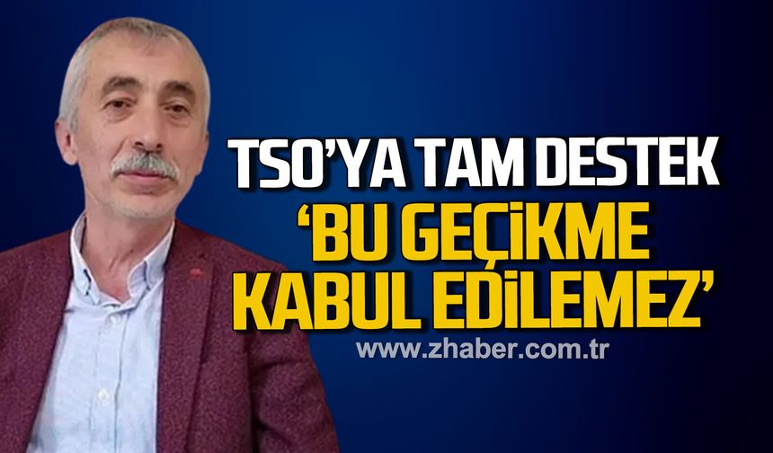 Çaycuma’da araç muayene istasyonu çağrısına destek