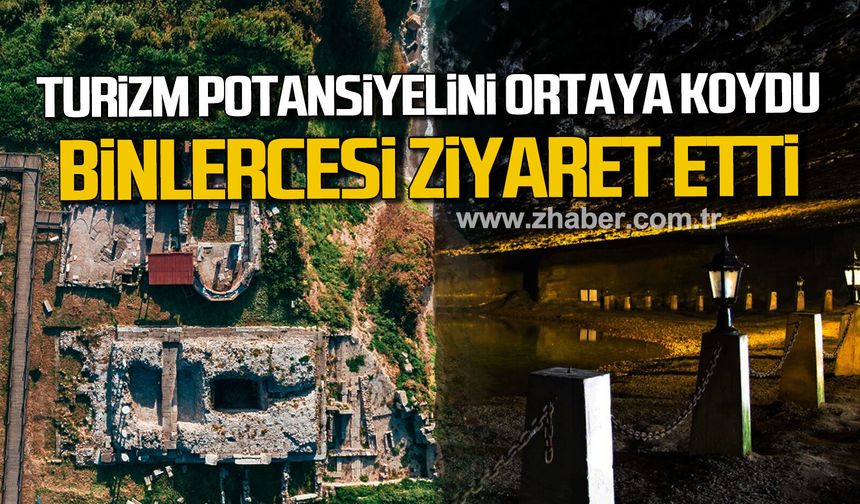 Zonguldak Kurban Bayramı tatilinde binlerce ziyaretçiyi ağırladı.