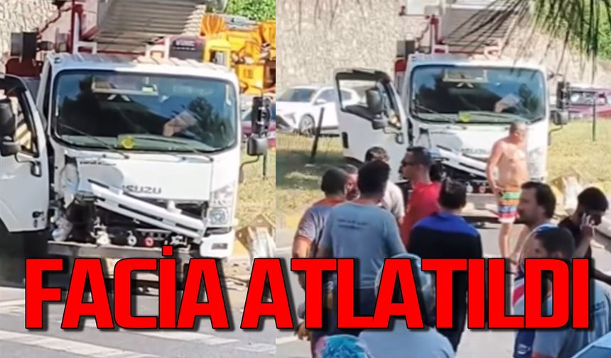 Karşı şeride geçen kamyon faciaya neden oluyordu