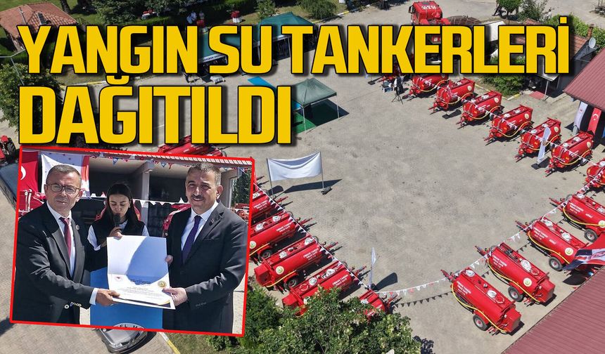 Zonguldak’ta yangın tedbirleri artırıldı: Vali su tankerlerini dağıttı