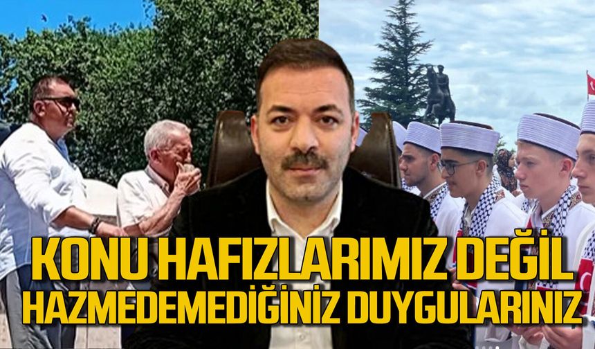 Mustafa Çağlayan ‘Konu hafızlarımız değil hazmedemediğiniz duygularınız’