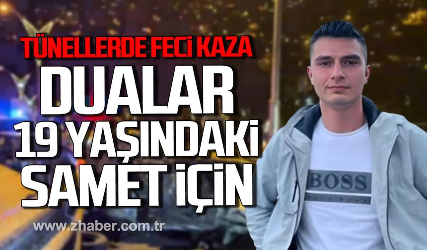 Zonguldak'ta tünellerde feci kaza. Samet Sarı'nın durumu ağır.