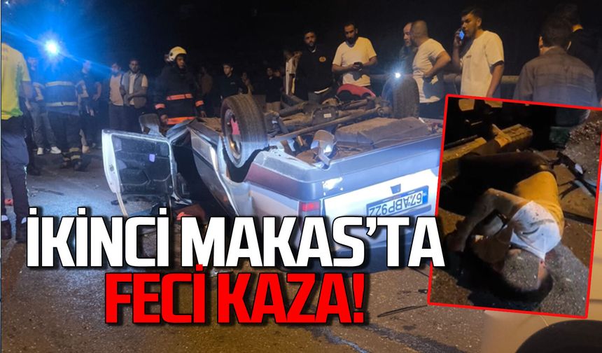 Zonguldak Teoman Duralı Tüneli önünde feci kaza!