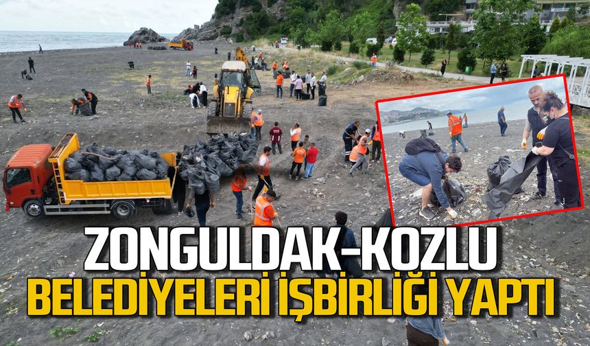 Zonguldak ve Kozlu belediyeleri iş birliği yaptı