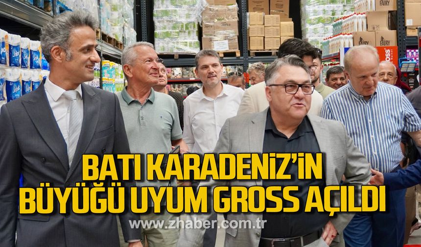 Batı Karadeniz’in Büyüğü Uyum Gross Market Çaycuma’da Açıldı!