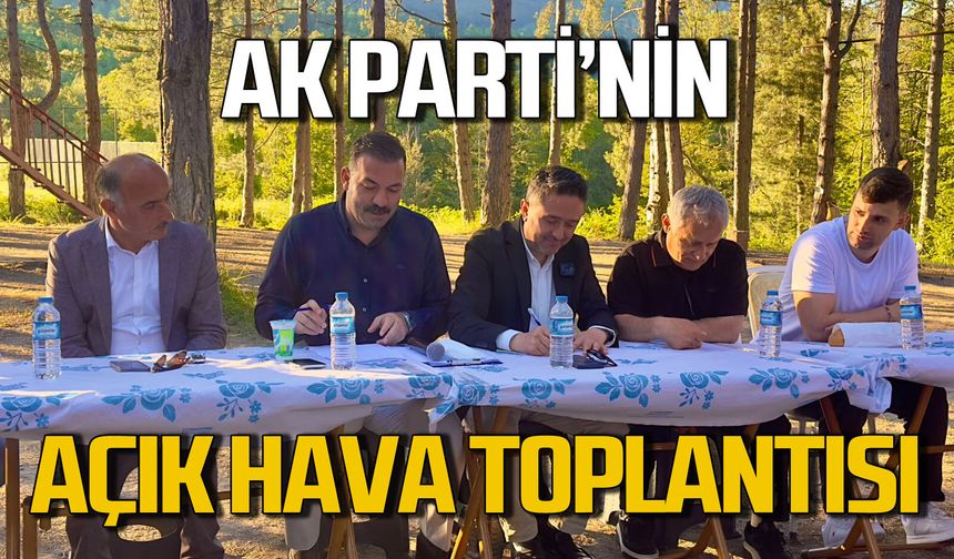 AK Parti açık havada Danışma Meclisi Toplantısı düzenledi