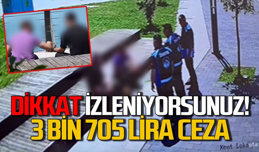 Zonguldak’ta çevreyi kirletenlere 3 bin 705 lira para cezası