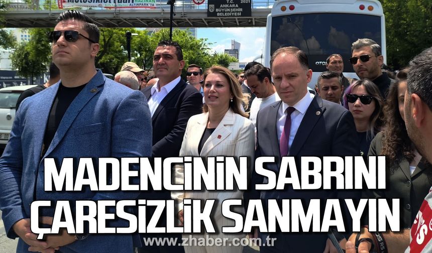 Deniz Yavuzyılmaz, Doruk Madencilik işçilerine destek verdi