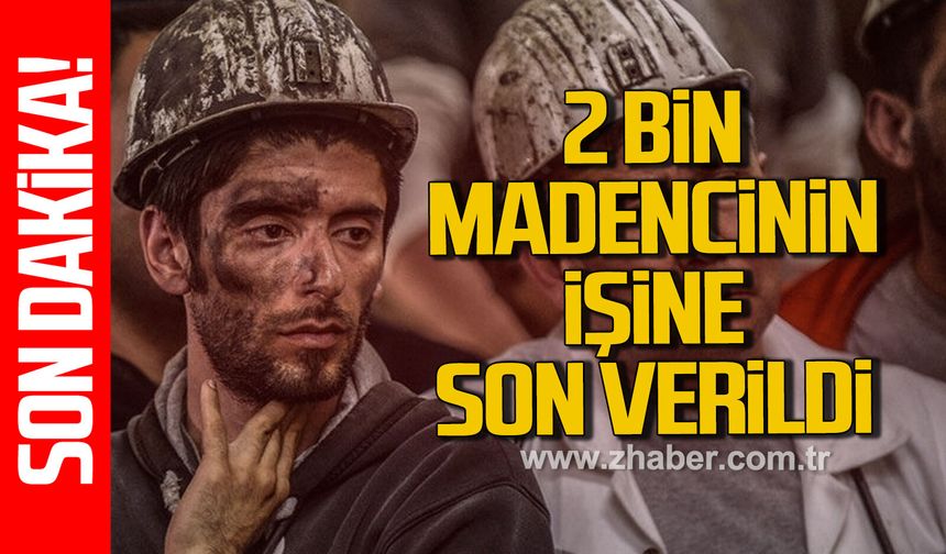 Soma’da 2 Bin madenci işten çıkarılıyor