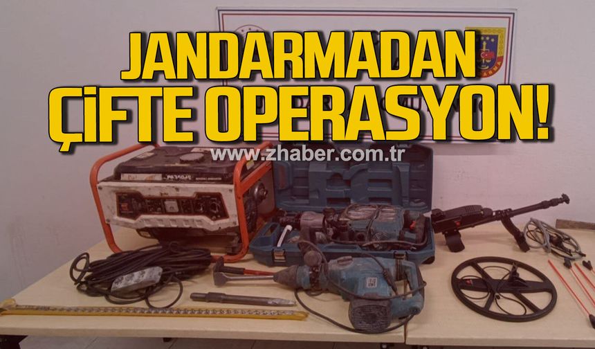 Karabük'te kaçak kazı ve uy*şturucu operasyonlarında 10 şüpheli yakalandı