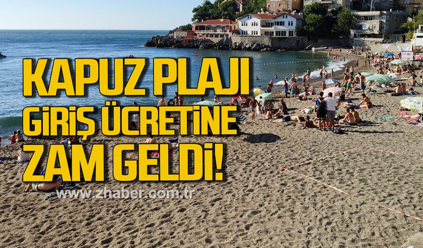 Kapuz Plajı’nda ücretlere zam geldi